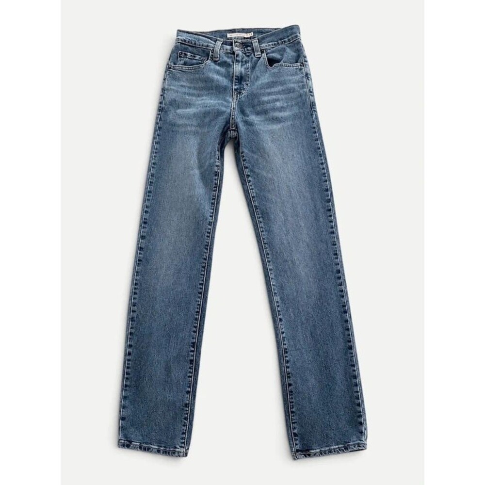 Levi’s 724 High Rise Straight Jeans Women’s 27 Medium Wash Stretch Denim